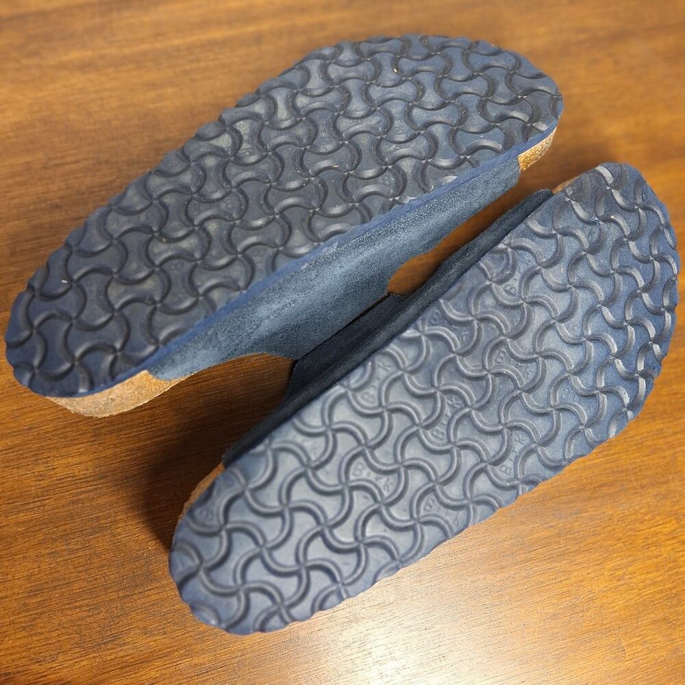 Birkenstock Arizona double strap buckle suede sandals EU 43 mens 10/10.5 slides - Picture 5 of 7